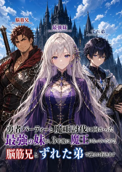 勇者パーティーと魔王討伐に向かった最強の妹が、3年後に魔王になっていたので、脳筋兄とずれた弟で迎えに行きます