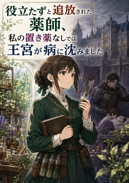 短編 役立たずと追放された薬師、私の置き薬なしでは王宮が病に沈みました